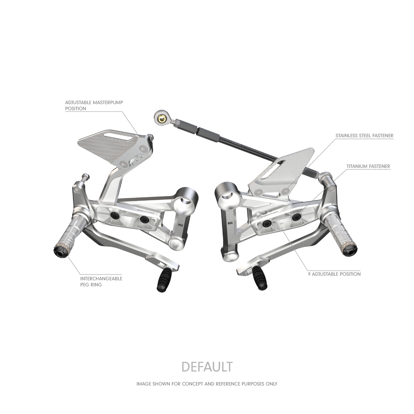 KEKISI Rearsets for KTM 790/890 Duke