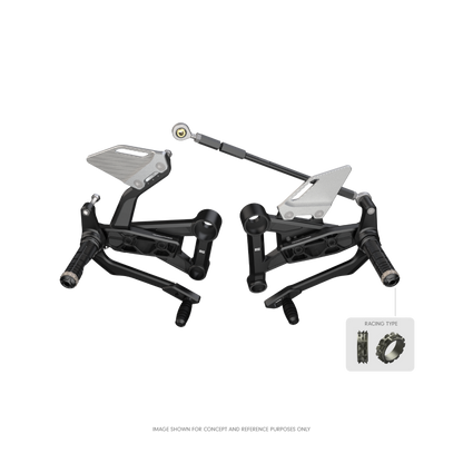 KEKISI Rearsets for Husqvarna Svartpilen / Vitpilen 801